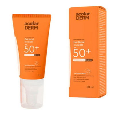 Acofarderm gel Facial invisível SPF50+ 50ml